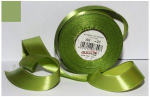 Wstążka satynowa blado-zielona 25 mm 32 mb. AX25-21, Aliga