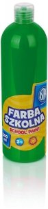 Farba szkolna 500ml jasnozielona, Astra