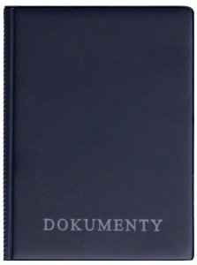 Okładka na dokumenty z dowodem rejestracyjnym Premium granat OD-06-02, Biurfol