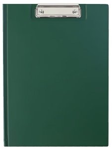 Teczka z klipsem A4 ciemnozielona PVC KH-04 07, Biurfol