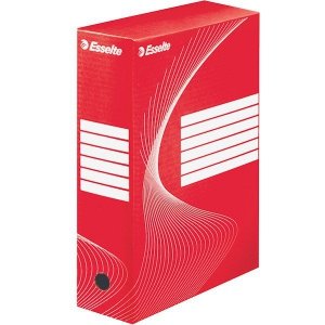Pudło archiw.Boxy 100 czerw.Esselte