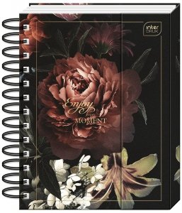 Organizer B6 105 zamykany na magnes Flower, Interdruk