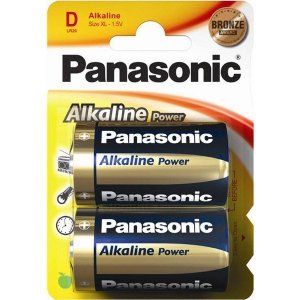 Baterie LR20 1.5 V alkaliczne Bronze blist. 2 szt., Panasonic