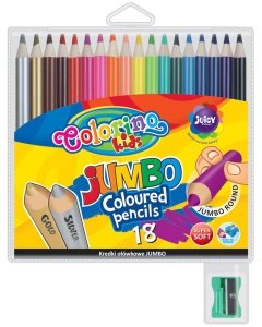 Kredki 18-kol. Jumbo Colorino, Patio
