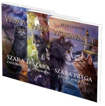 Pakiet Wojownicy. Szara pręga. Zagubiony wojownik / Schronienie wojownika / Powrót wojownika Tom 1-3