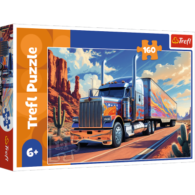 Puzzle 160 Ciężarówka w trasie 15413