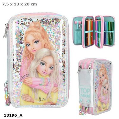 Piórnik 3 komorowy z wyposażeniem Top Model Electric 13196A