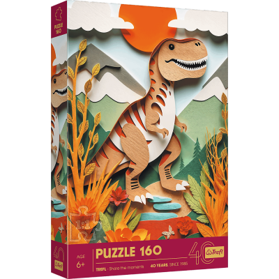 Puzzle 3D 160 40-lecie Trefl Dinozaur 40048