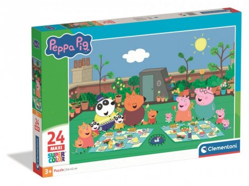 Puzzle 24 Maxi Super kolor Peppa Pig 24834
