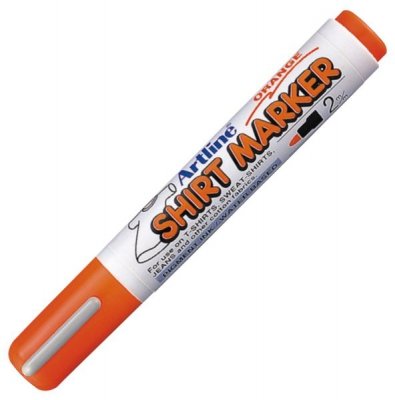 Marker do tkanin T-SHIRT pomarańczowy, Artline