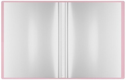 Album ofertowy 10 koszulek Haze, 9mm, z wewnętrzną kieszonką, niebiesko-różowy, Berlingo
