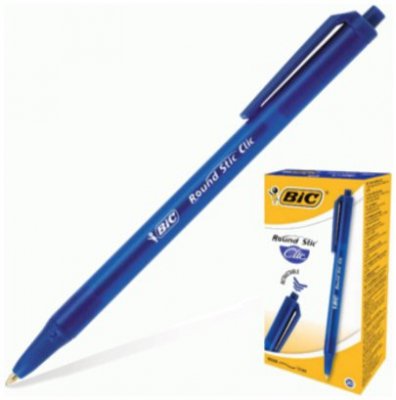 Długopis Round Stic Clic nieb., BiC