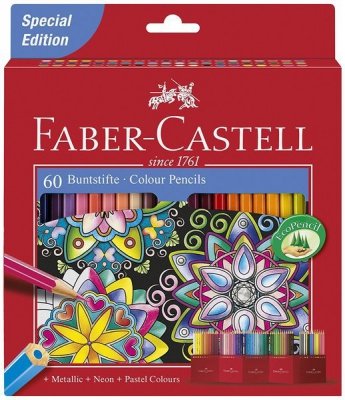 Kredki 60-kol. Zamek, Faber-Castell