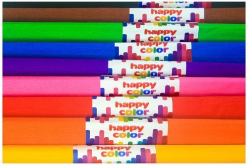 Krepina atram. 50x200cm 35, Happy Color