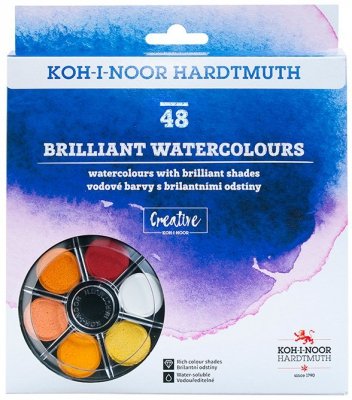 Farby akwarelowe 48-kol. Brilanst 174507/4, Koh-I-Noor