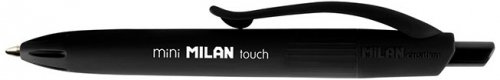 Długopis P1 mini Rubber Touch czarny, Milan