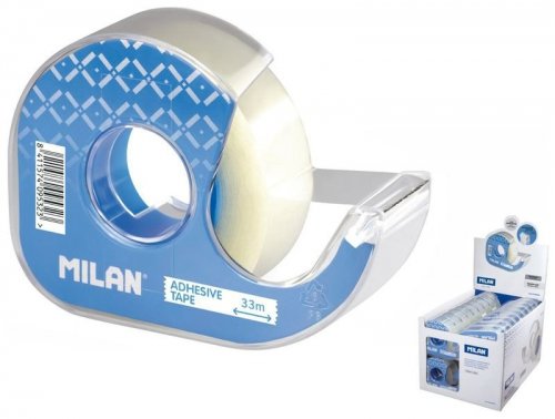 Taśma krystaliczna 19mm x 33m z dyspenserem 3433D836, Milan