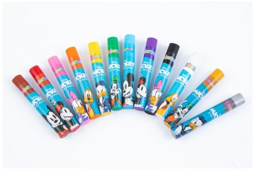 Pastele olejne 12-kol. trójkątne Disney Kids Mickey Colorino, Patio