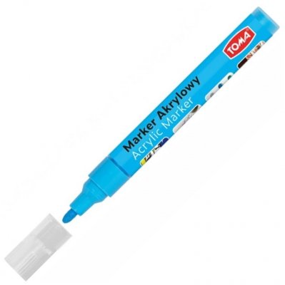 Marker akrylowy jasno niebieski 402-13, Toma