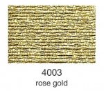 mulina Madeira Metallic 4-roze gold 4003