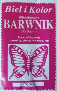 Barwnik Motyl - Biel i Kolor - dziki róż