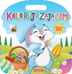 Koloruj z zającem z naklejkami