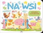 Na wsi Książka edukacyjna z puzzlami