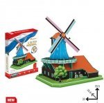 Puzzle 3D Wiatrak holenderski