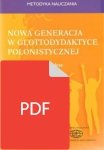 Nowa generacja w glottodydaktyce polonistycznej EBOOK PDF