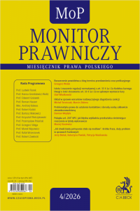 Monitor Prawniczy Nr 4/2026 