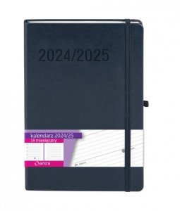 Kalendarz Minimalizm 2024/2025 B5 TNS 18 m-cy czarny