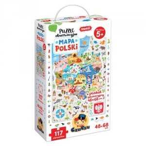 CzuCzu Puzzle obserwacyjne Mapa Polski
