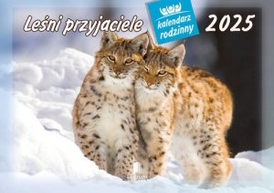 Kalendarz 2025 rodzinny WL07 Leśni przyjaciele