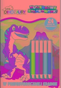 Lubię Dinozaury Numerkowe kolorowanki W prehistorycznej krainie