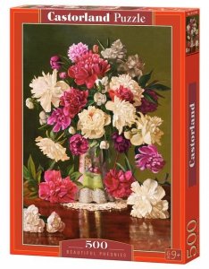 Puzzle 500 Beautiful Pheonies