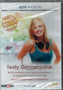 Testy gimnazjalne Język angielski Multimedialny kurs przygotowujący do egzaminu gimnazjalnego Poziom podstawowy i rozszerzony