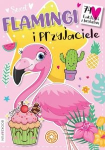 Kolorowanka. Flamingi i przyjaciele