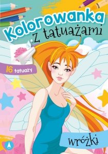 Kolorowanka z tatuażami Wróżki