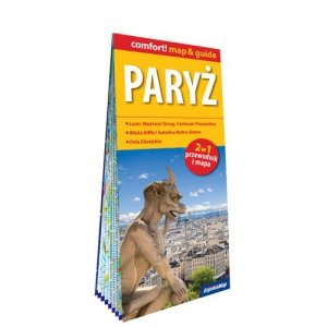 Paryż laminowany map&guide 2w1 przewodnik i mapa