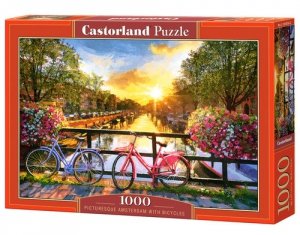 Puzzle Picturesque Amsterdam with Bicycles 1000