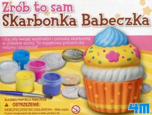 Zrób to sam Mini skarbonka Babeczka