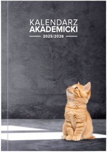 Kalendarz akademicki 25/26 A5T PCV bezbarwny KOT
