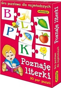 Poznaję literki Gra puzzlowa