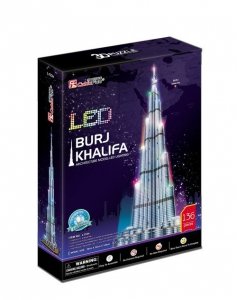 Puzzle 3D LED Burj Khalifa136