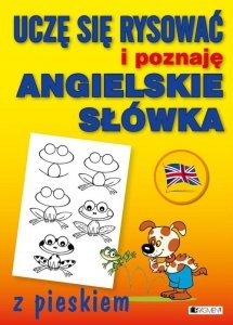 Uczę się rysować i poznaję angielskie słówka z pieskiem