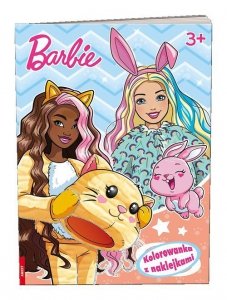 Barbie Kolorowanka Z Naklejkami