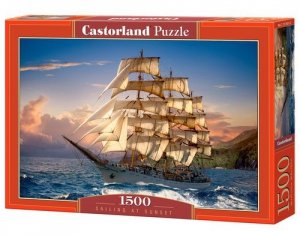 Puzzle Sailing at Sunset 1500