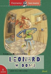 Czytamy bez mamy Leonard w domu