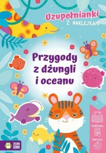 Uzupełnianki z naklejkami Przygody z dżungli i oceanu