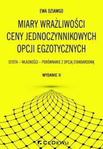 Miary wrażliwości ceny jednoczynnikowych opcji egzotycznych